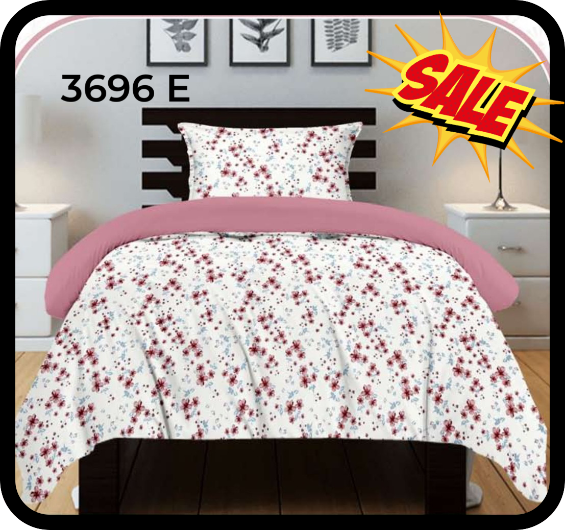 Pure Cotton Single Size Bedsheets (1.47 X2.24)